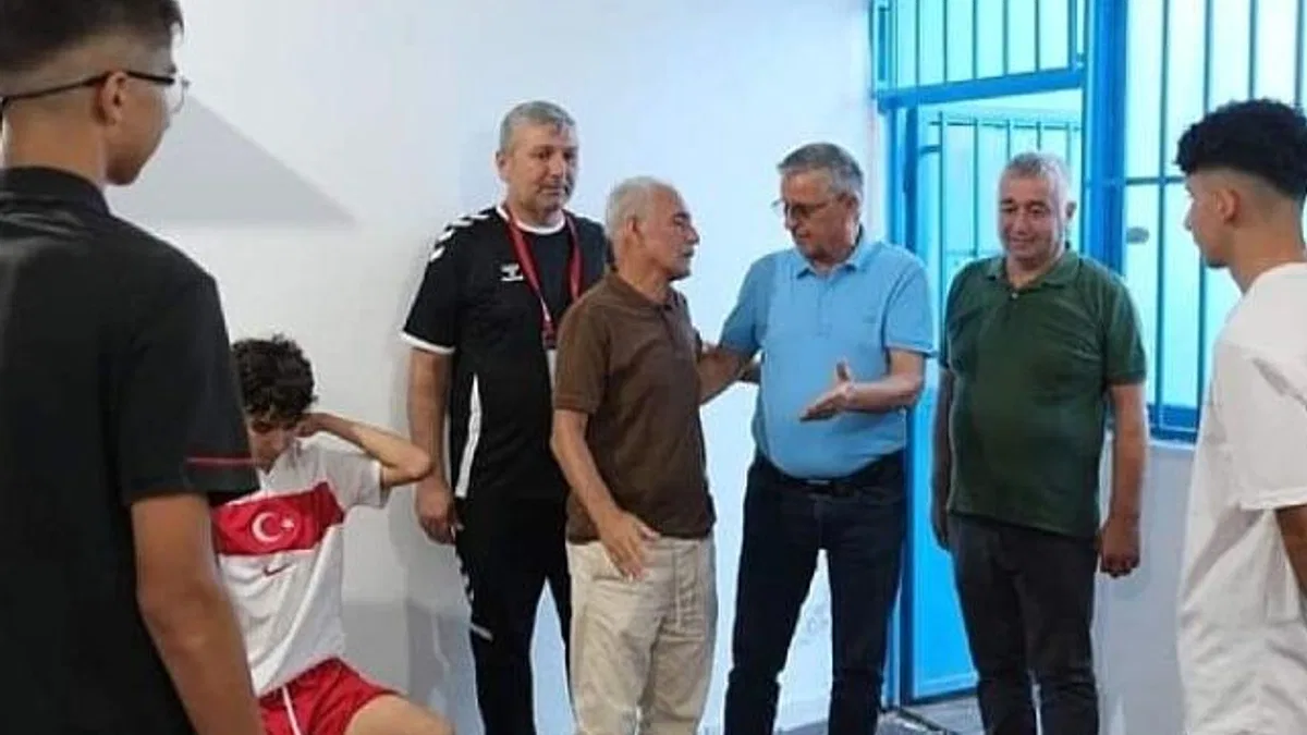 Şarampolspor Başkanı'ndan, Başkan Topaloğlu'na kutlama