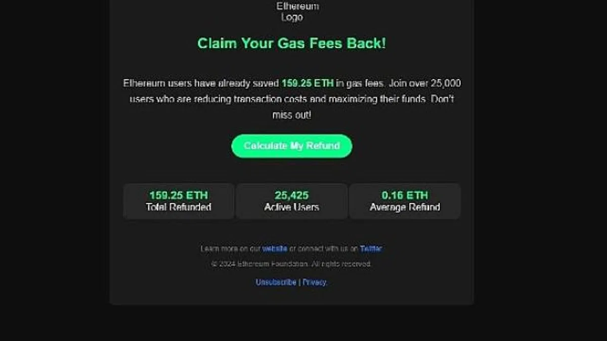 Gaz Ücreti İadesi Vaadiyle Kripto Cüzdanlar Boşaltılıyor!