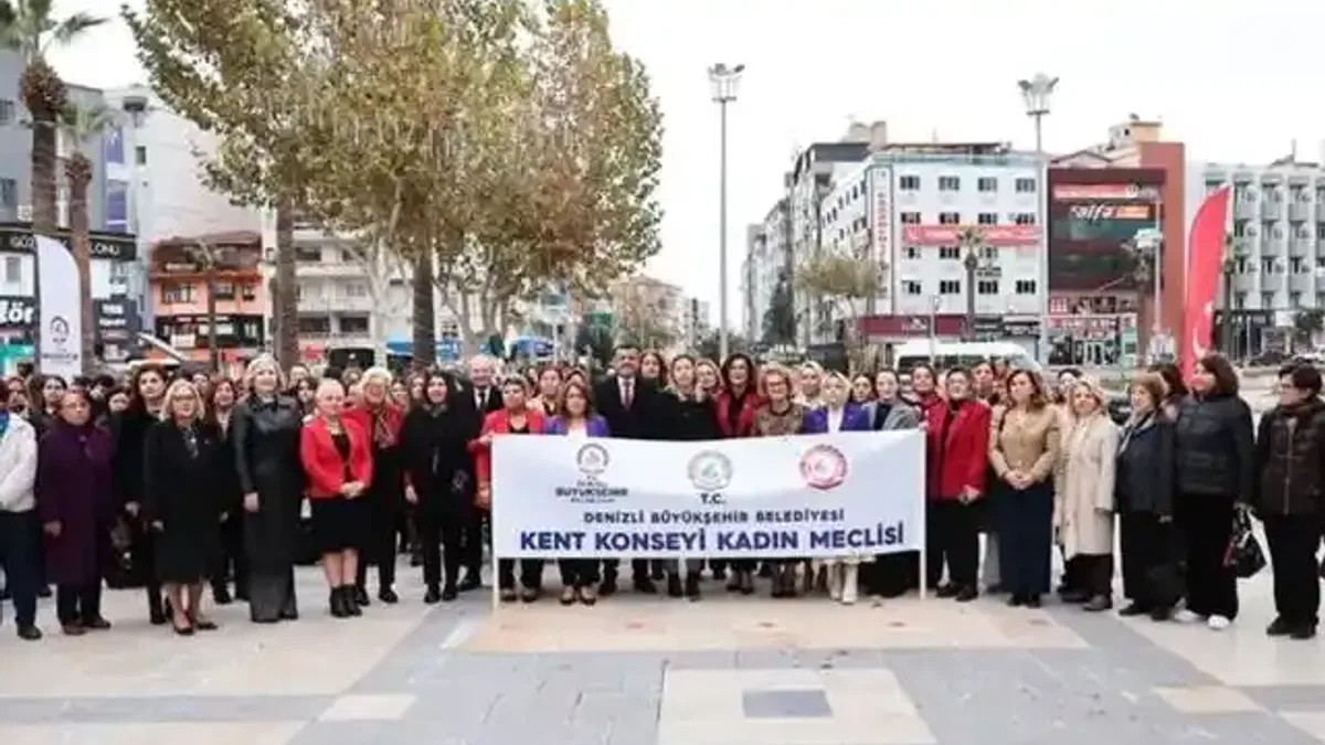 Denizli Kadın Meclisi’nden Dünya Kadın Hakları Günü’nde anlamlı buluşma