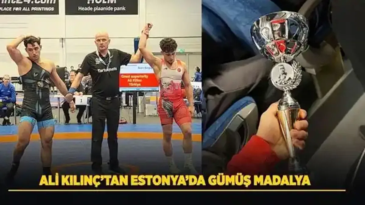 Estonya'dan Konya'ya gümüş madalya