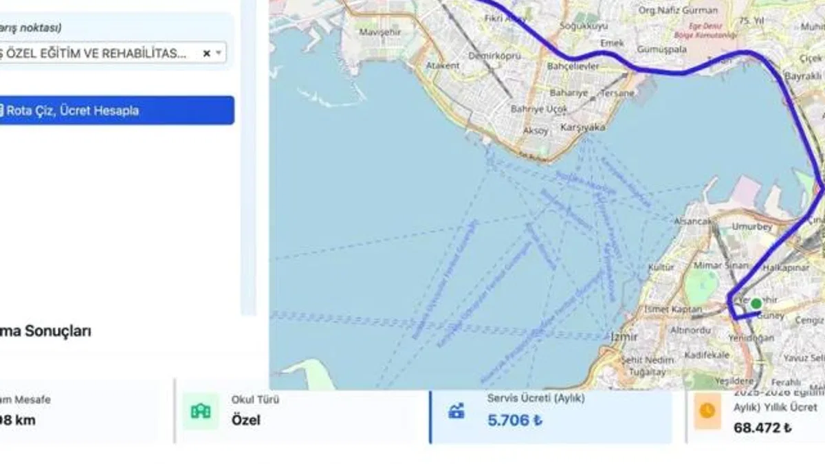 İzmir'de servis ücretleri artık 'web'den hesaplanacak