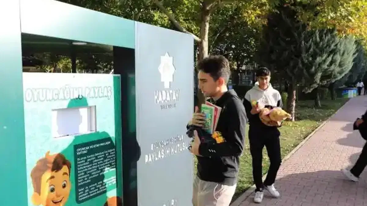 Konya’da “Oyuncak ve Kitap Paylaşım Kumbarası” projesi başladı