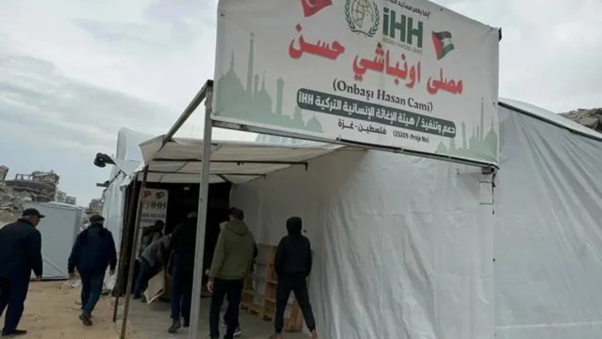 İsrail yıktı, Kocaeli Büyükşehir Gazze'de kurdu