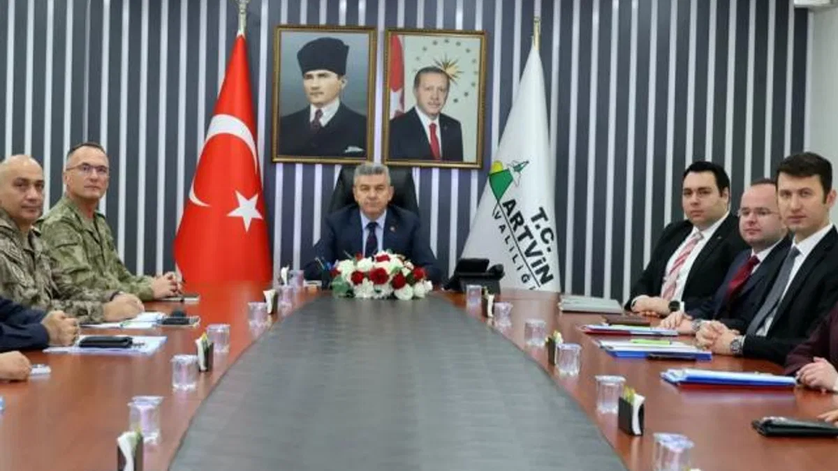 Artvin'de güvenlik ve asayiş koordinasyonu