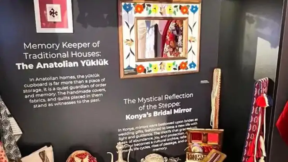 Konya'nın 'gelin aynası' New York'ta ilgi gördü