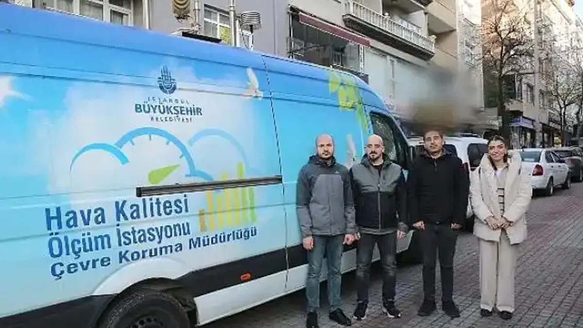Bayrampaşa'nın hava kalitesi ölçülüyor