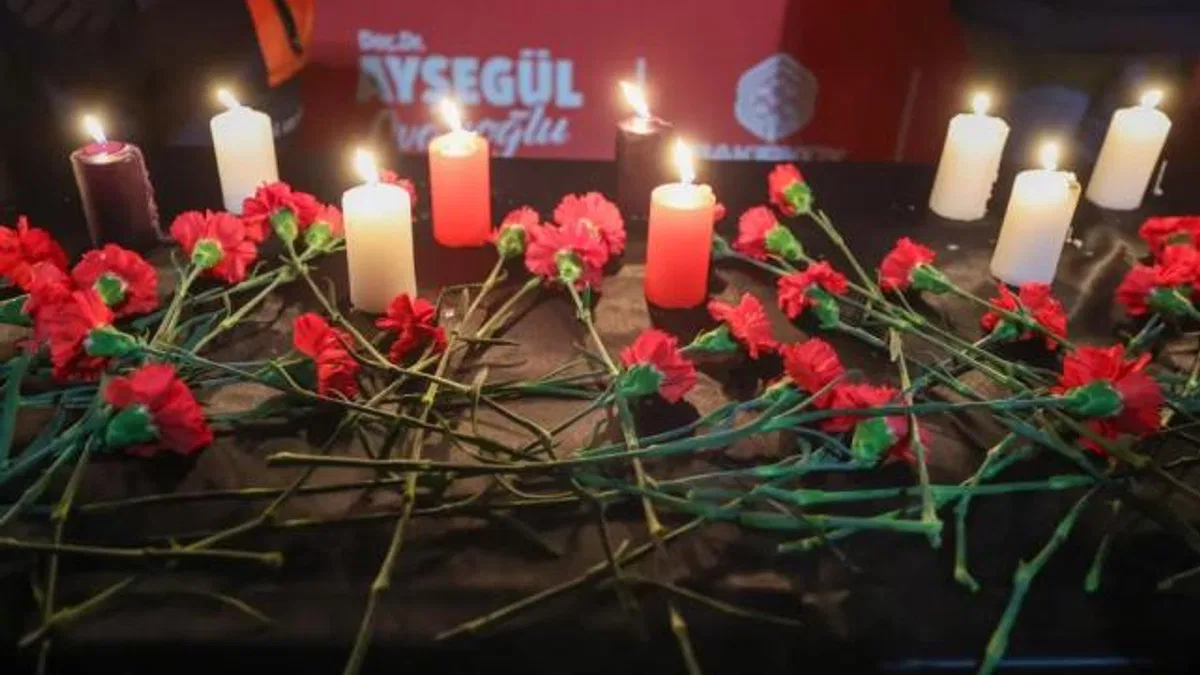 İstanbul Bakırköy'de sessiz anma