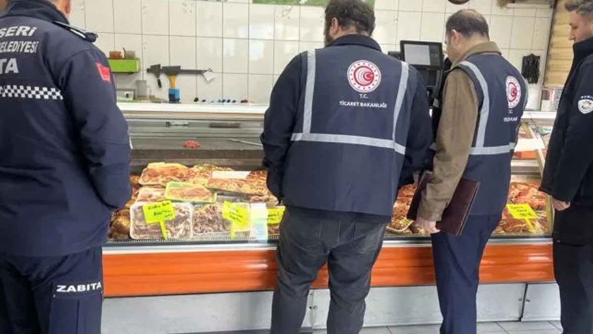 Kayseri zabıtasından kasaplara yakın takip