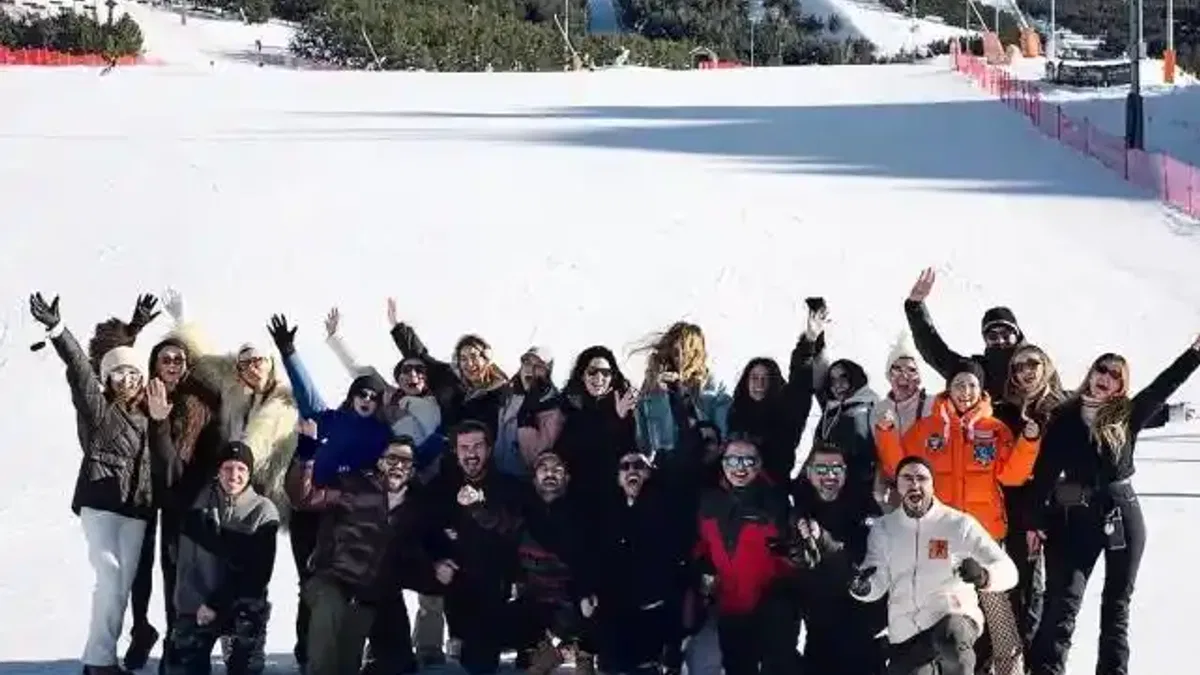 Palandöken’de dört günlük büyüleyici deneyim yaşadılar
