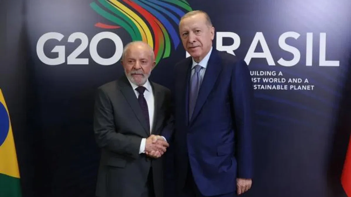 Cumhurbaşkanı Erdoğan, Brezilya Devlet Başkanı Da Silva ile görüştü