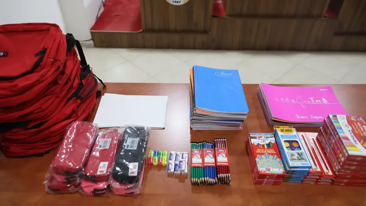 Muğla Dalaman'da öğrencilere eğitim desteği