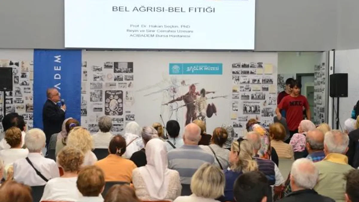 Nilüfer'de Sağlık Buluşmaları’nda bel sağlığı konuşuldu