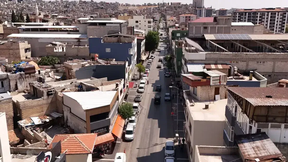Gaziantep'te kentin ana caddelerine estetik dokunuş