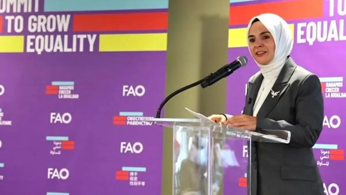 Bakan Göktaş kadınların küresel işgücünde yaşadığı  zorlukları BM'de anlattı