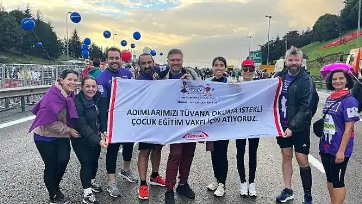 Takeda Türkiye, İstanbul Maratonu'nda TOÇEV İçin Koştu