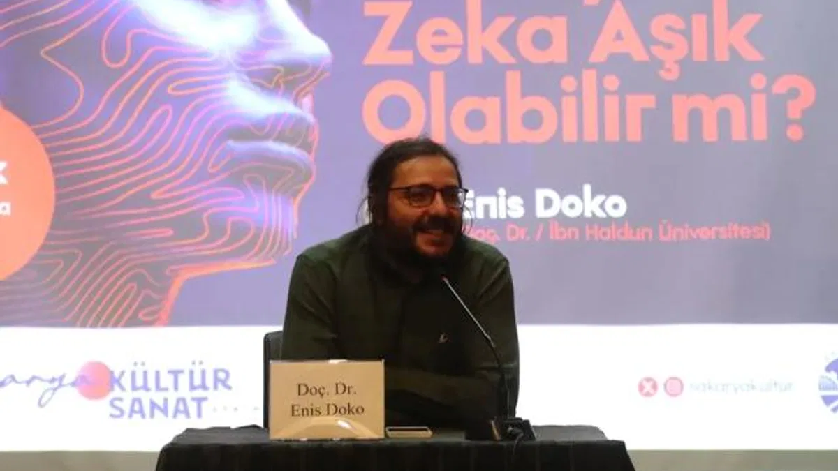 Enis Doko ‘Yapay Zekâ âşık olabilir mi?’ sorusuna Sakarya'da cevap verdi: ''Aşık olamaz ama''