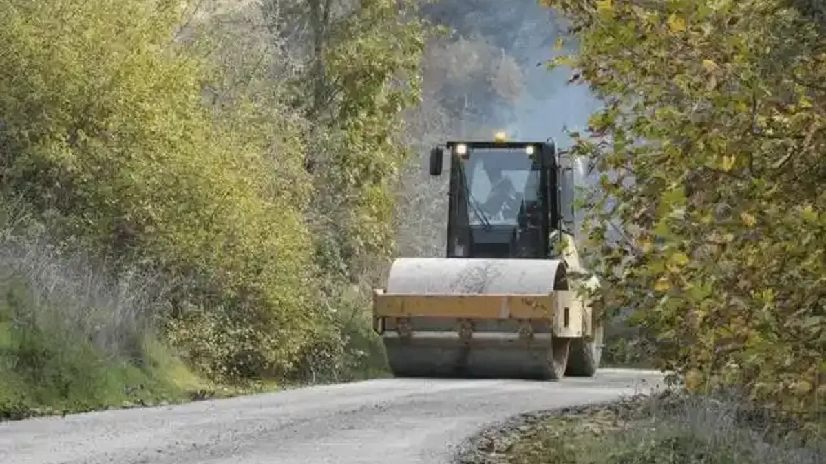 Balıkesir Büyükşehir'den Balya ve Gönen yolunda mesai