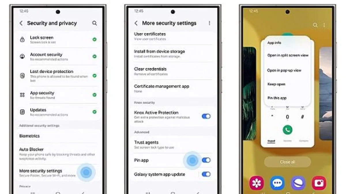 Samsung Galaxy'nin güvenlik ve gizlilik özellikleriyle kişisel bilgiler güvende