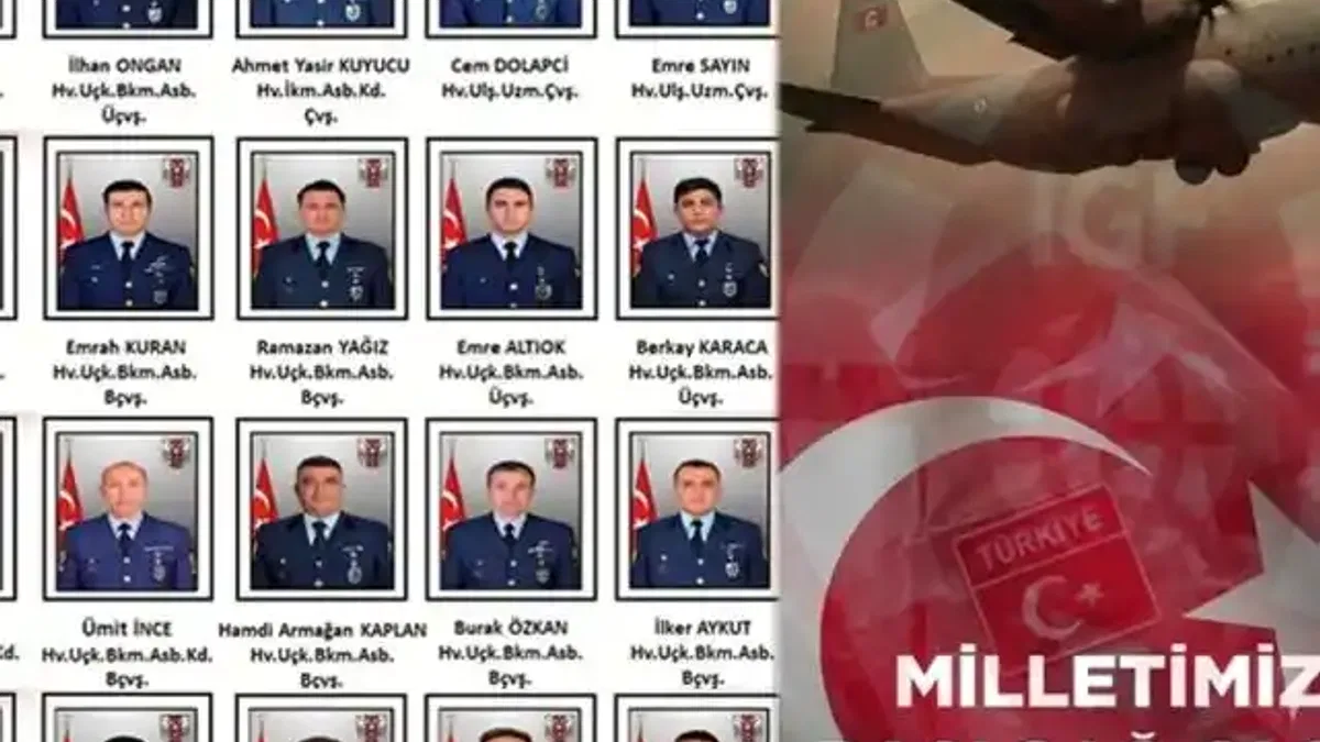 MSB şehitlerimizin kimliklerini paylaştı... Gürcistan-Azerbaycan sınırında düşen askeri uçaktaki 20 askerimiz şehit!
