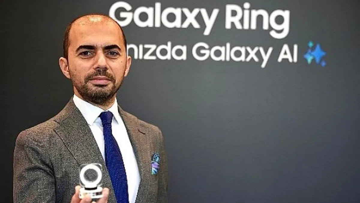 Samsung akıllı yüzüğü Galaxy Ring'i tanıttı