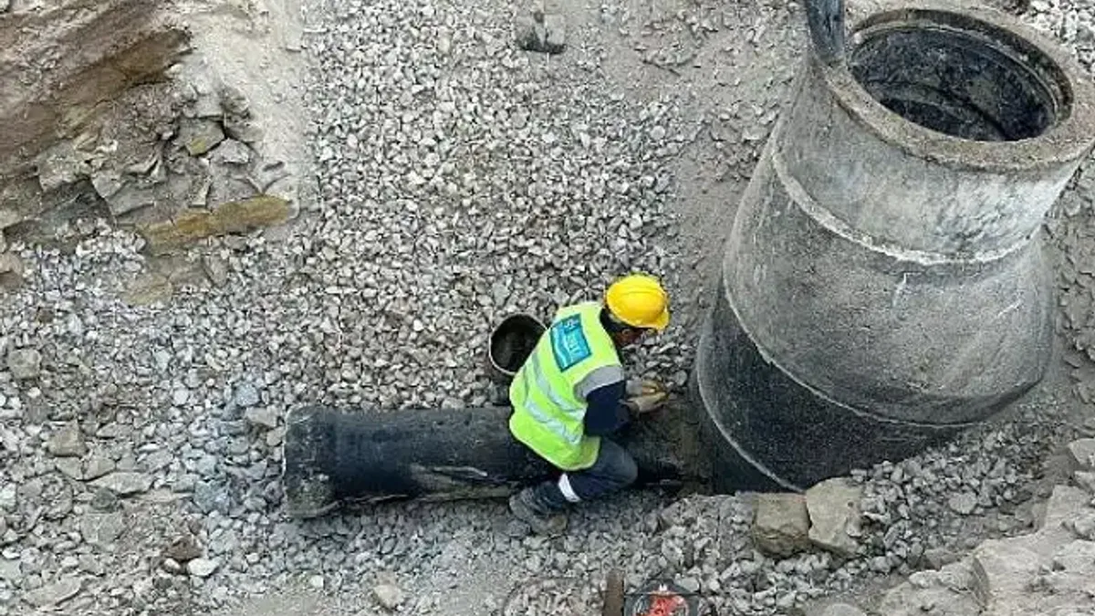 İlimtepe'nin geleceği için İSU'dan 9 bin 134 metre yeni kanalizasyon hattı