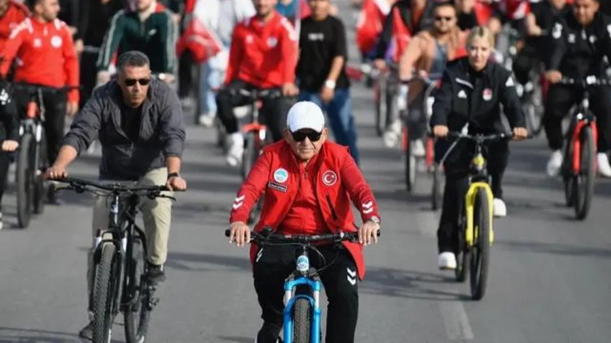 Kayseri 'Cumhuriyetin Gücüyle' pedalladı