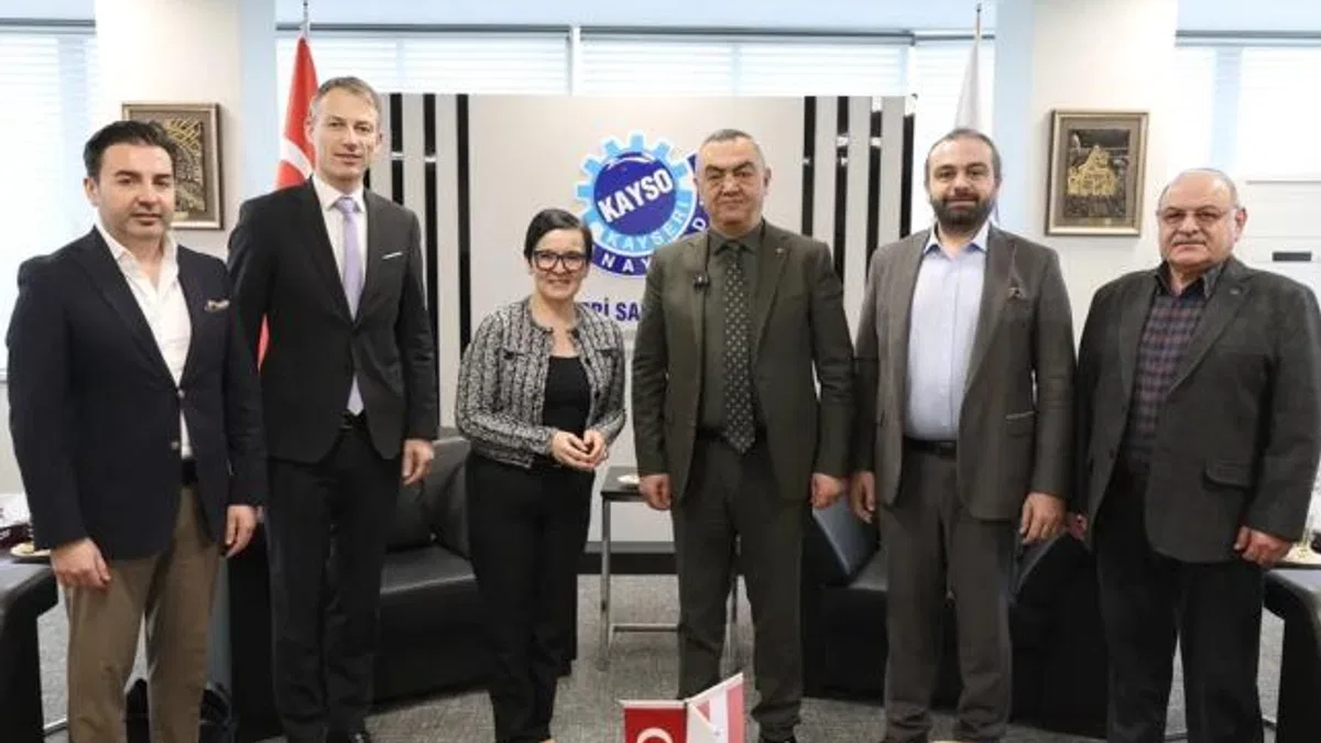 KAYSO Avusturya Büyükelçisi'ni ağırladı