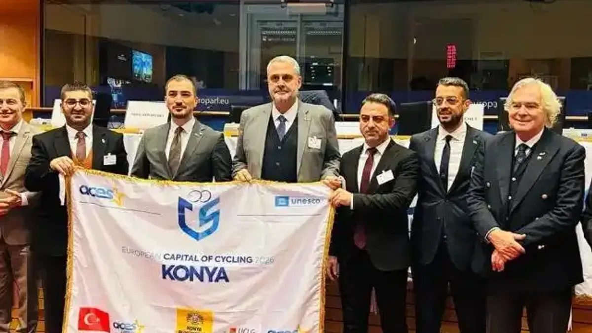 Konya 2026 Avrupa Bisiklet Başkenti oldu